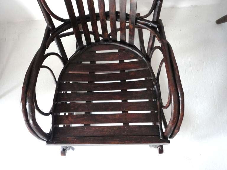 amish child's rocking chair