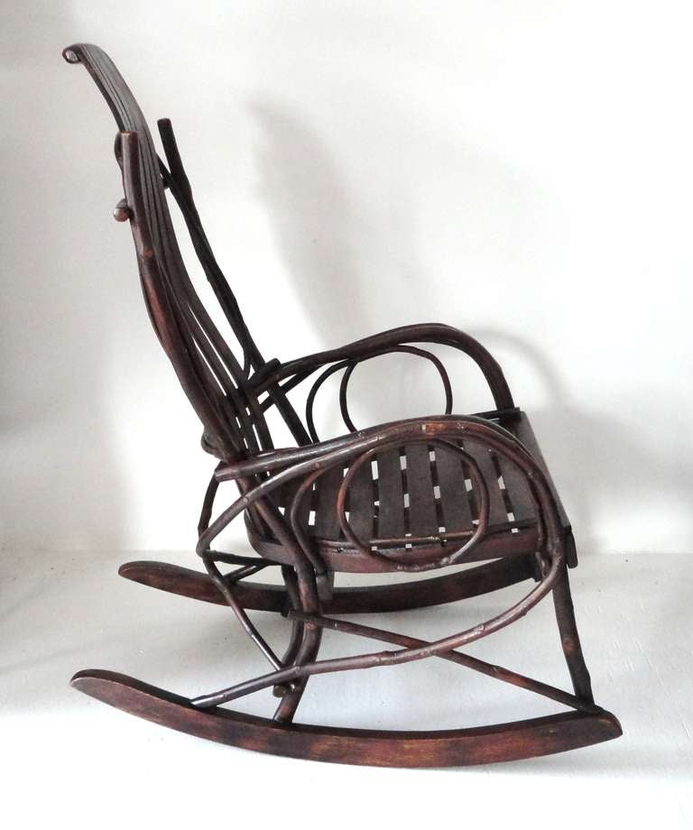 amish bentwood rocking chair