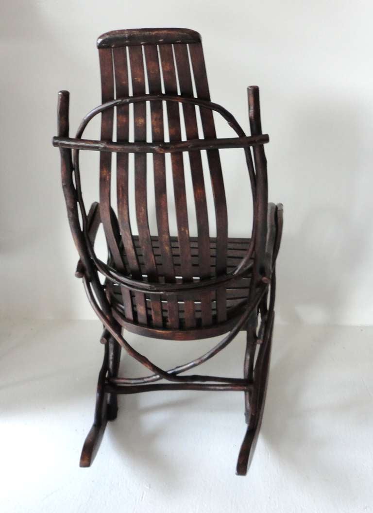 amish child rocking chair