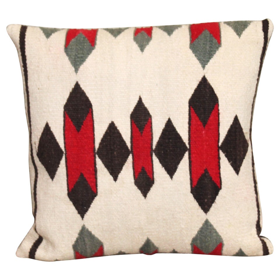 Navajo Indian Weaving Throw Pillow