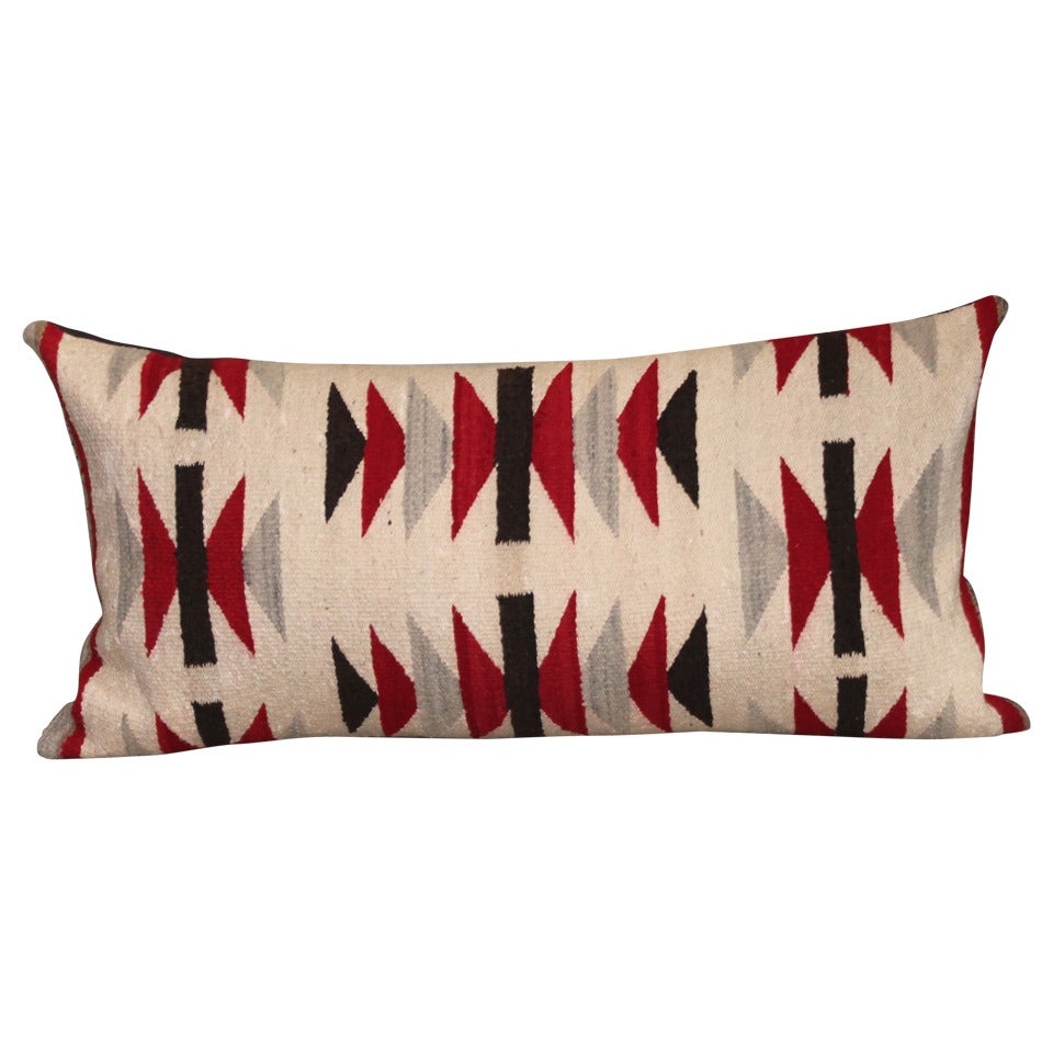Wonderful Navajo Indian  Weaving Bolster Pillow