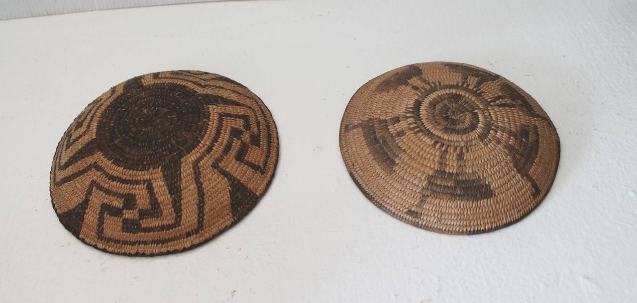 Collection of Four 19th Century Early Pima American Indian Baskets 2