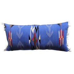 Mexican-American, Chimayo-Indian Weaving Bolster Pillow
