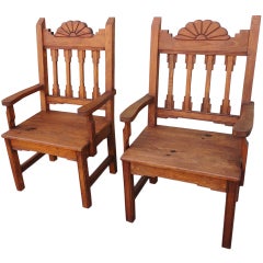 Pair of New Mexico Hand Made Chairs