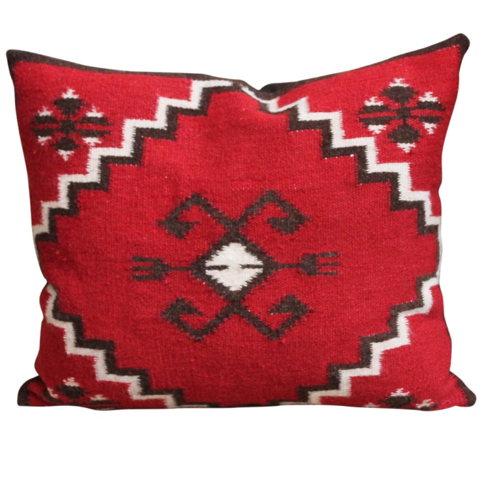 Navajo  Indian Weaving Pillow
