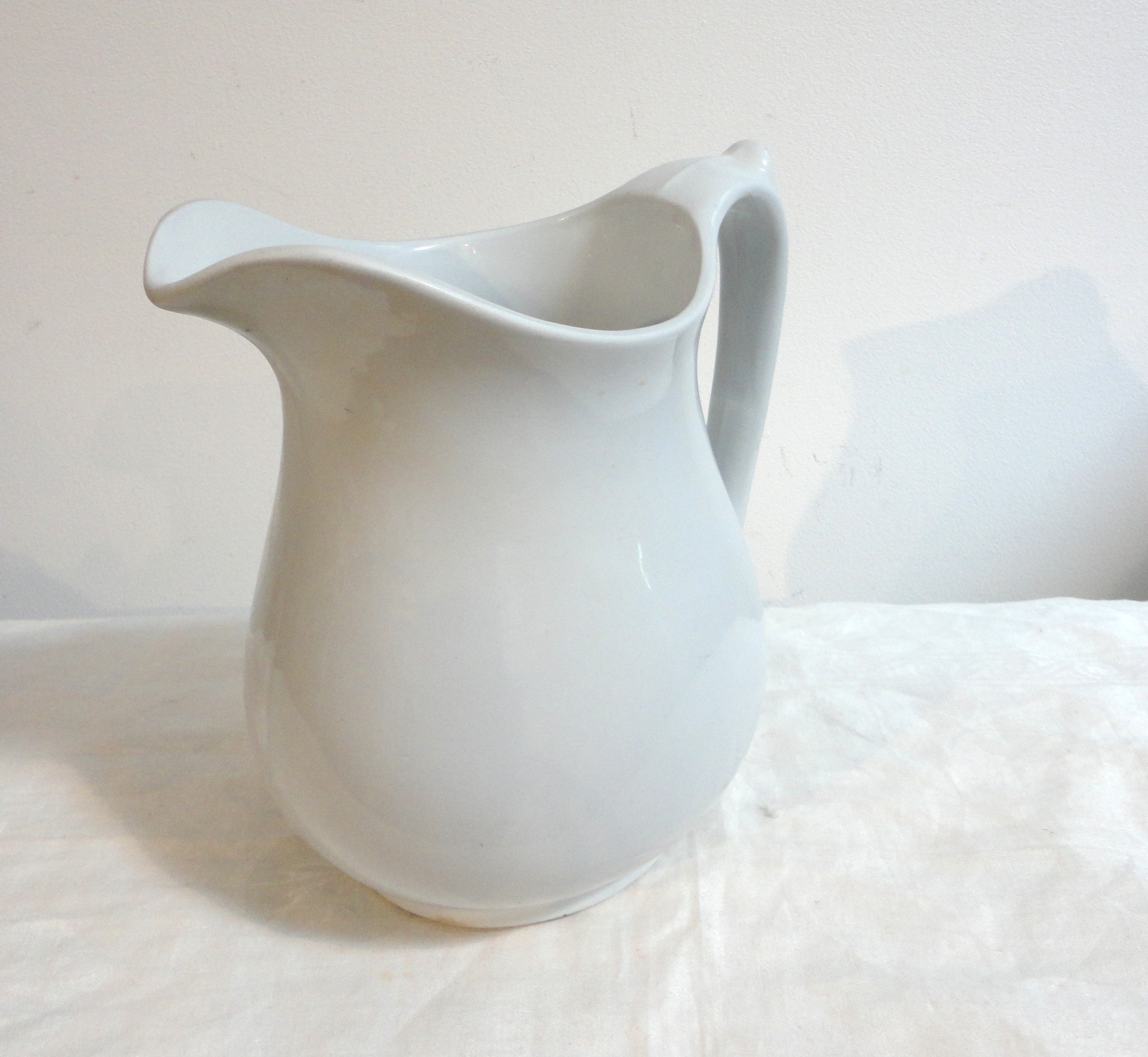 19th Century English Ironstone Water Pitcher