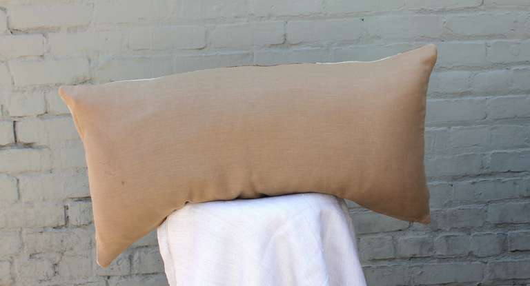 Navajo Starburst Banded Bolster Pillow In Excellent Condition In Los Angeles, CA