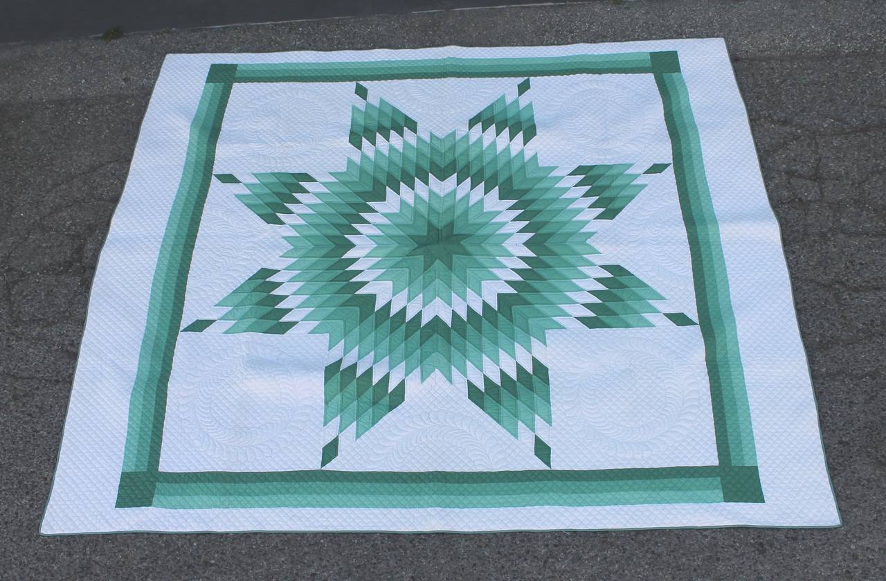 Ohio Eight Point Broken Star Quilt