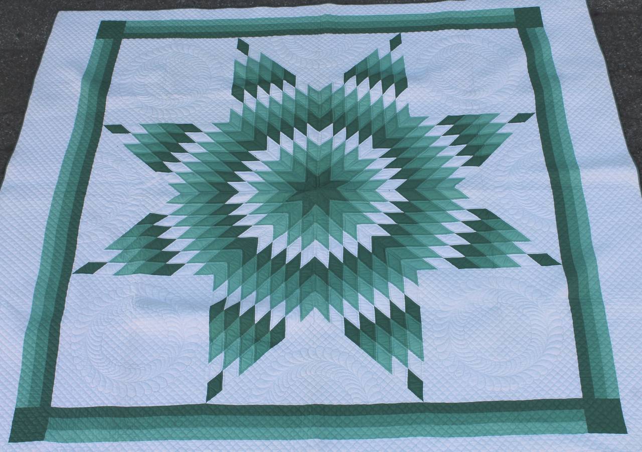 Country Ohio Eight Point Broken Star Quilt