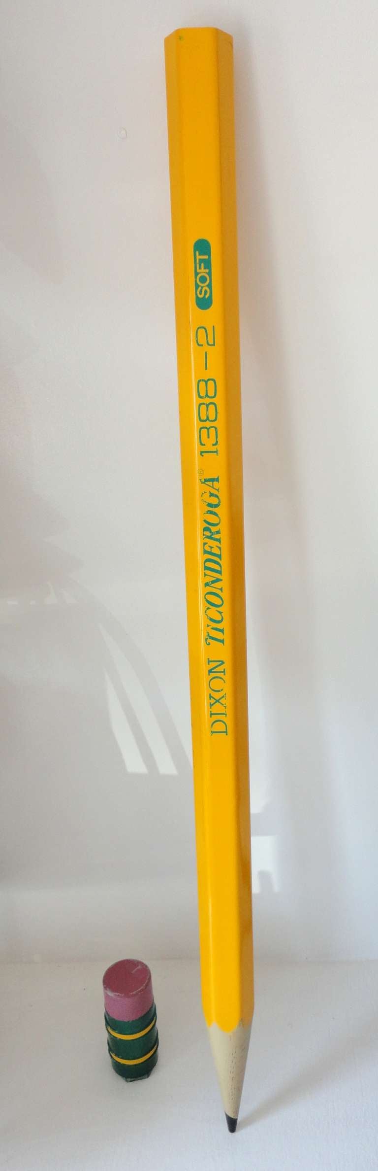 Monumental  Advertising Dexon  Pencil  Co. Trade Sign In Excellent Condition In Los Angeles, CA