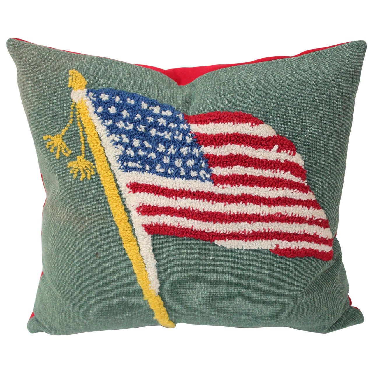 Vintage Flag Pillow