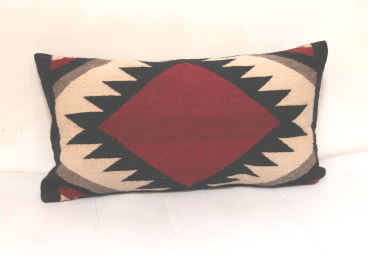 Native American Amazing Pair of Navajo Indian Weaving Pillows