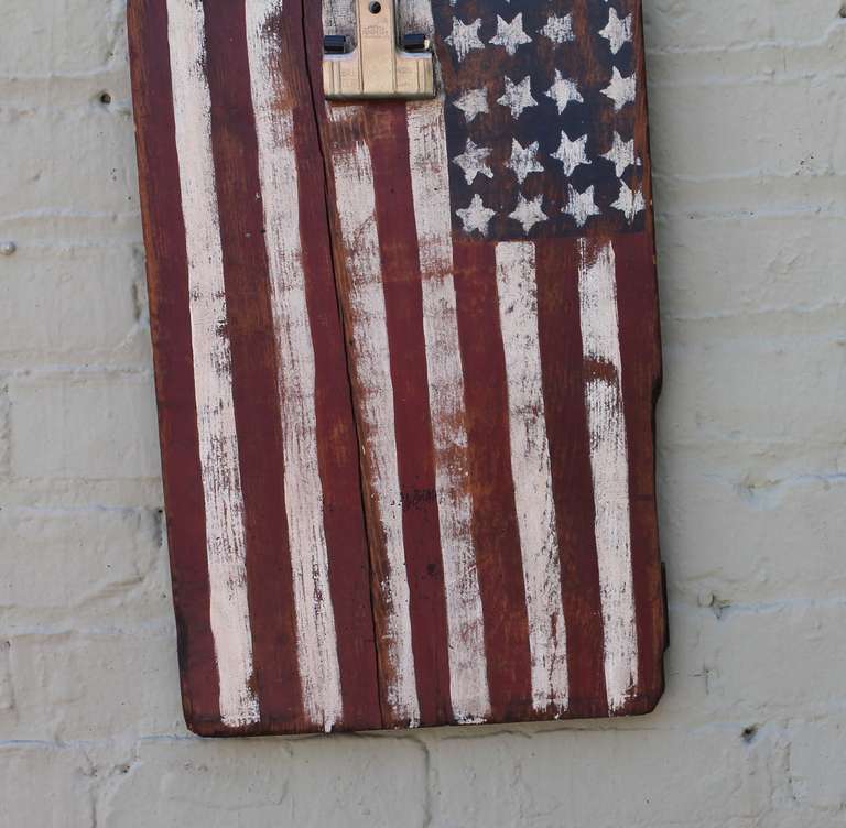 Patriotic Americana Themed 20-Star Flag Clipboard In Excellent Condition In Los Angeles, CA