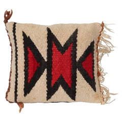 Small Navajo Indian Weaving Pillow