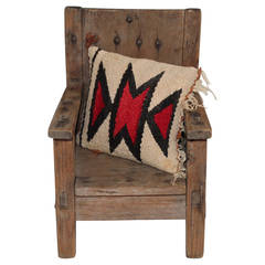 19th Century Pueblo Handmade Child's Chair