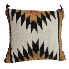 Amazing Small Navajo Indian  Weaving Eye Dazzler Sample Pillow