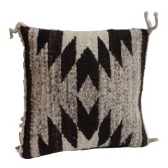 Small Navajo Indian Weaving Eye Dazzler Pillow