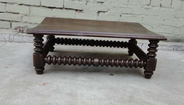 spindle coffee table
