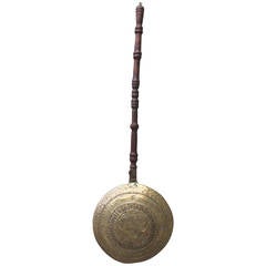 Dated 1633 All Original Brass and Copper with Wood Handled 8