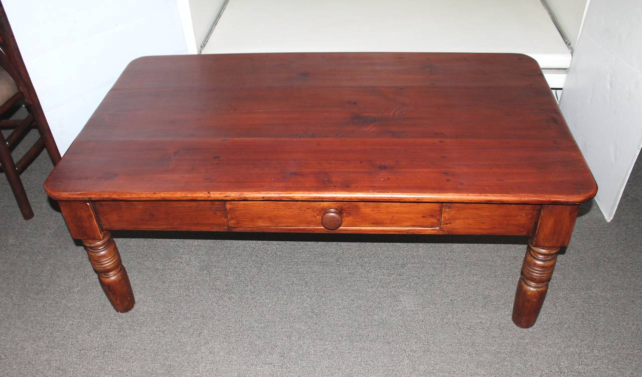 Country 19th Century Farm Table or Coffee Table from Pennsylvania