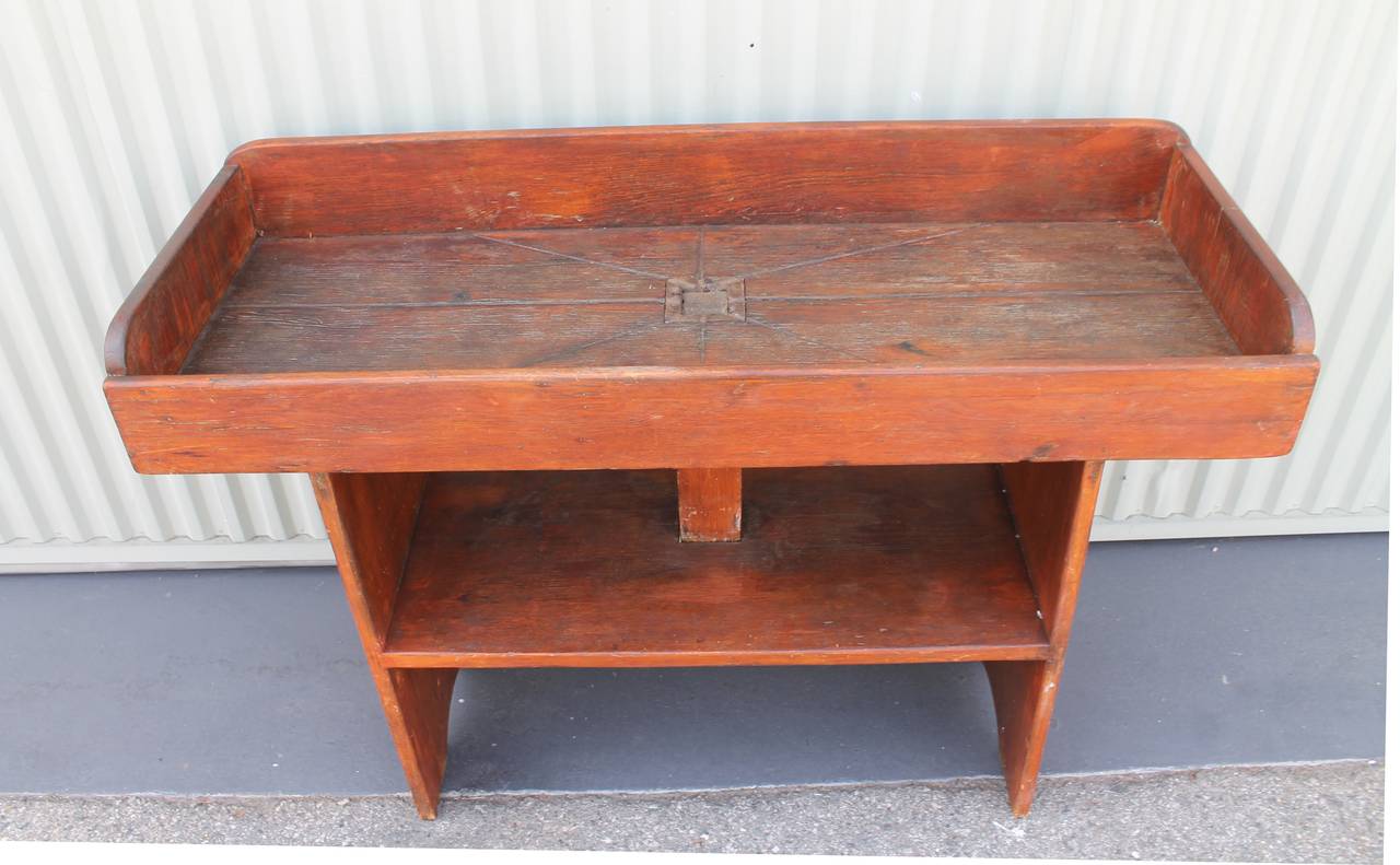 Country 19th Century Dry Sink or Bench from Pennsylvania