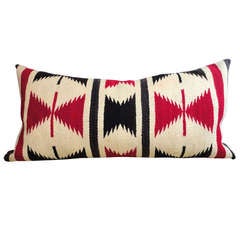 Navajo Indian Weaving Large Bolster Pillow