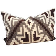Navajo Indian Weaving Bolster Pillow lll