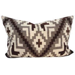 Navajo Indian Weaving Eye Dazzler Bolster Pillow ll