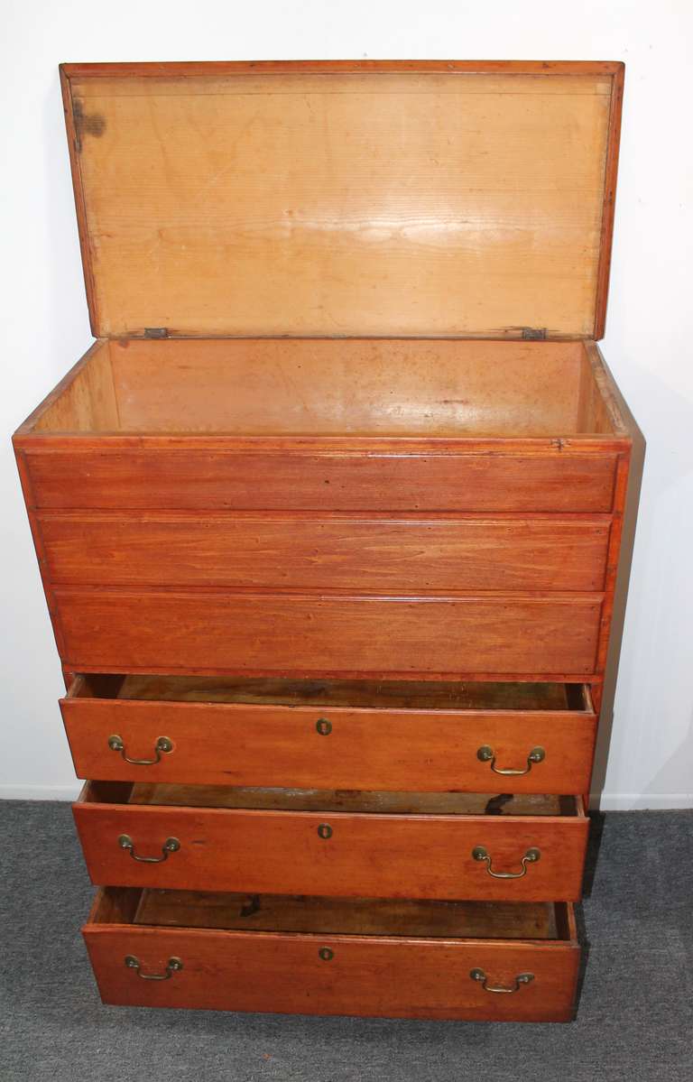 Other 18th Century New England Tall Blanket Chest