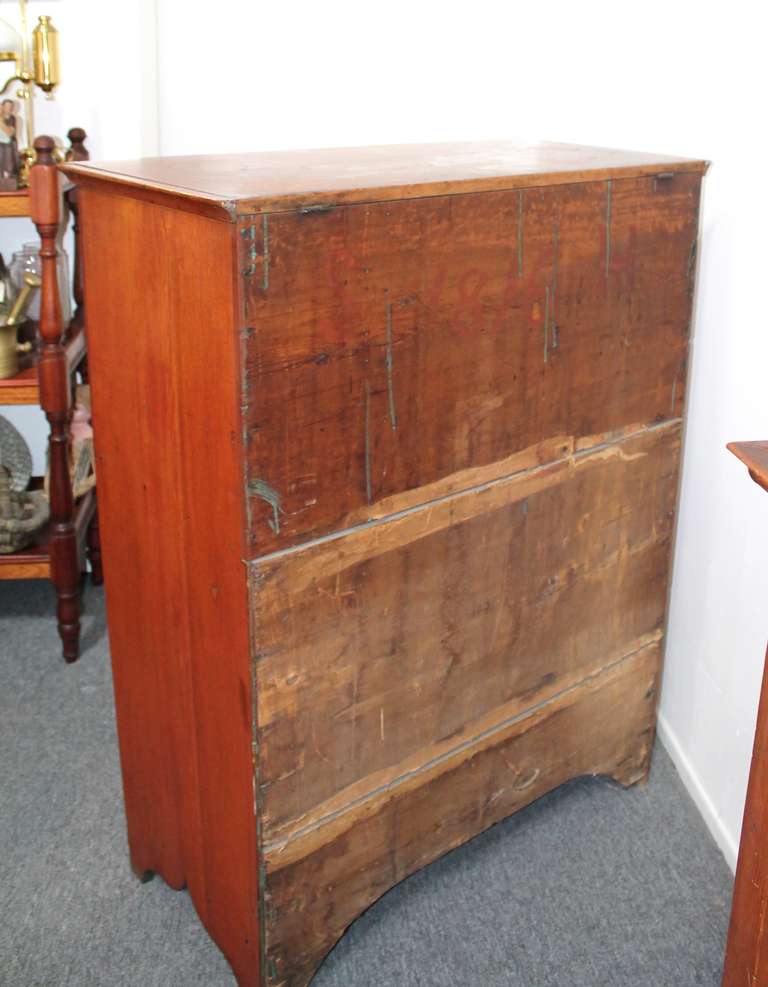 18th Century and Earlier 18th Century New England Tall Blanket Chest