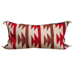 Crystal Navajo Woven Bolster Pillow