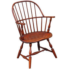 Antique 19th Century Sack Back Windsor Chair