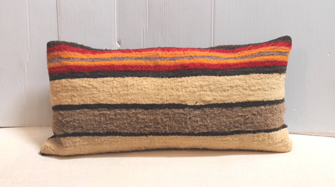 American Navajo Indian Weaving Saddle Blanket Pillows