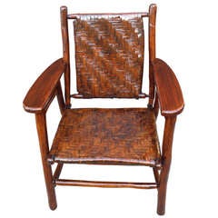 Signed Old Hickory Arm Chair