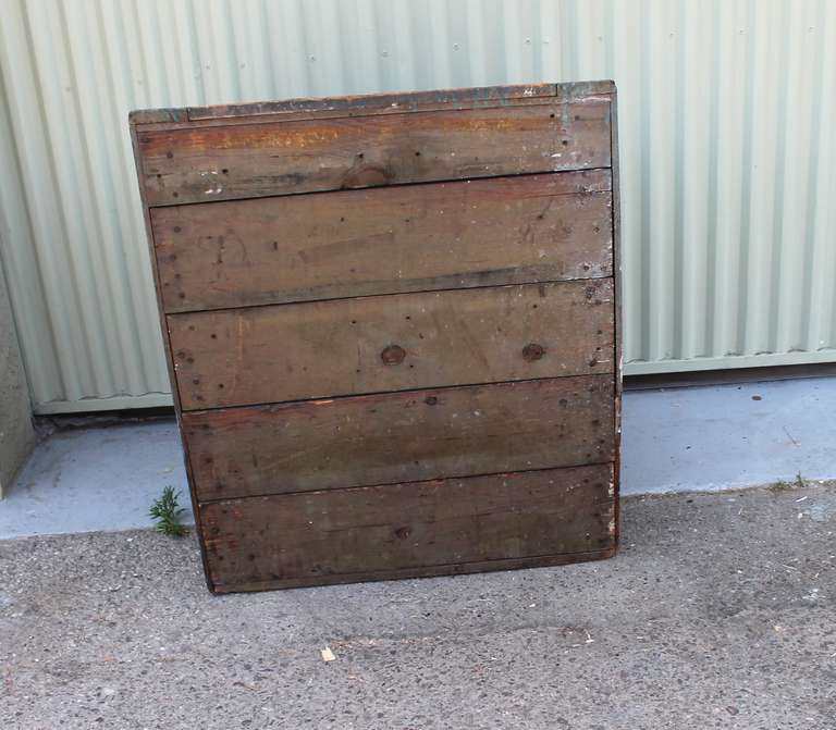 Early 19th Century Wood Bin with Original Untouched Surface at 1stDibs