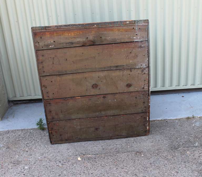 Early 19th Century Wood Bin with Original Untouched Surface 2