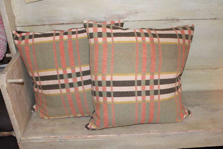 Pair of Horse Blanket Pillows