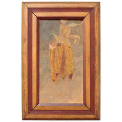 Late 19th Century Alfred E. A. Montgomery Hanging Corn Painting 2