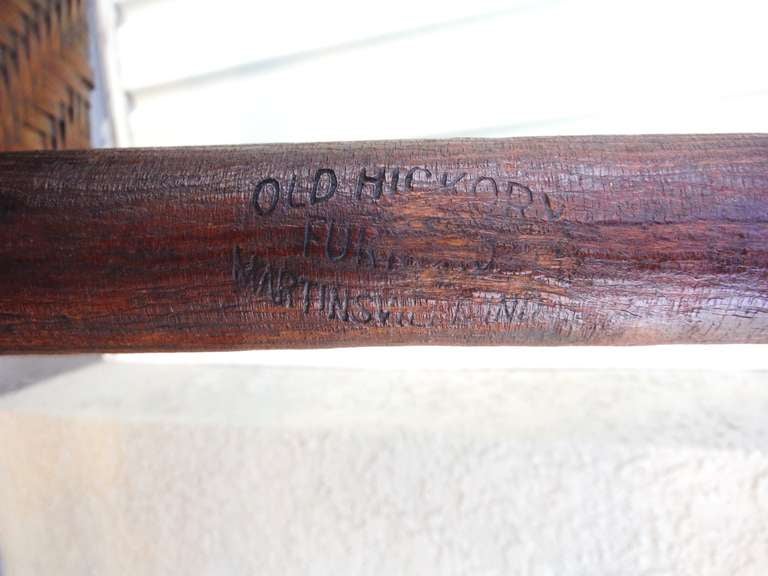 Set of Six Signed Old Hickory Spindle Chairs 2