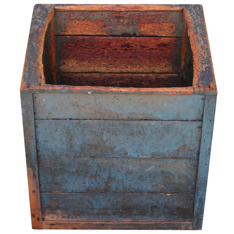 Early 19th Century Wood Bin with Original Untouched Surface at 1stDibs