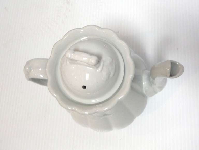 British Early English W & E Corn Ironstone Coffee Pot Wheat