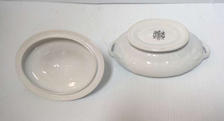 Early Ironstone English Jacof Furnival Vegetable Tureen 1