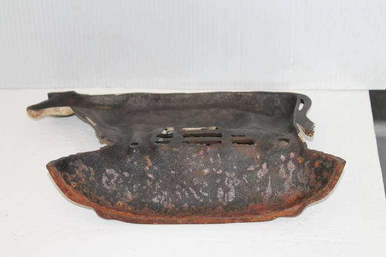 20th Century Early 20Th Century Original Painted Iron  Cow Door Stop