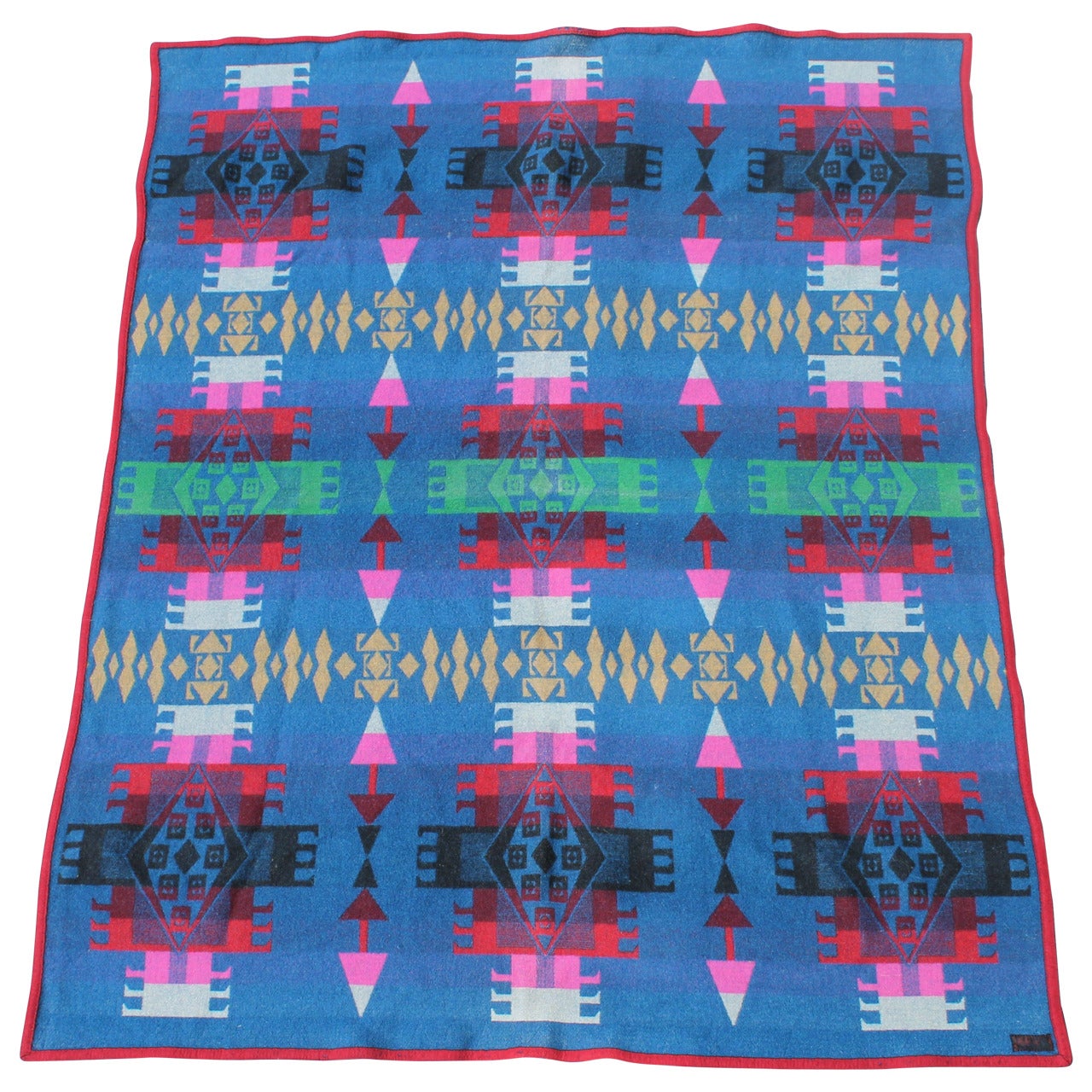 Early 20th Century Pendleton Cayuse Wool Camp Blanket