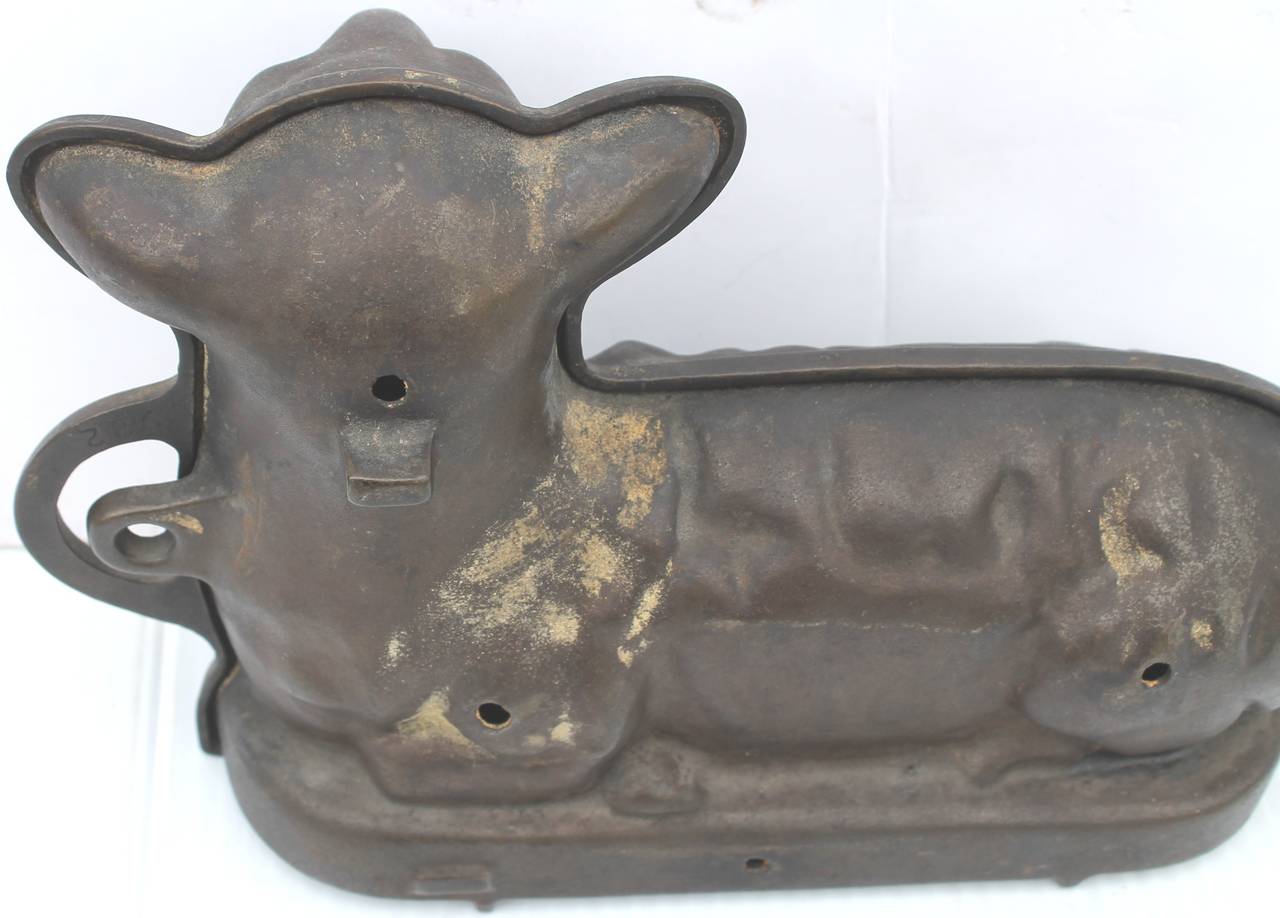cast iron lamb mold