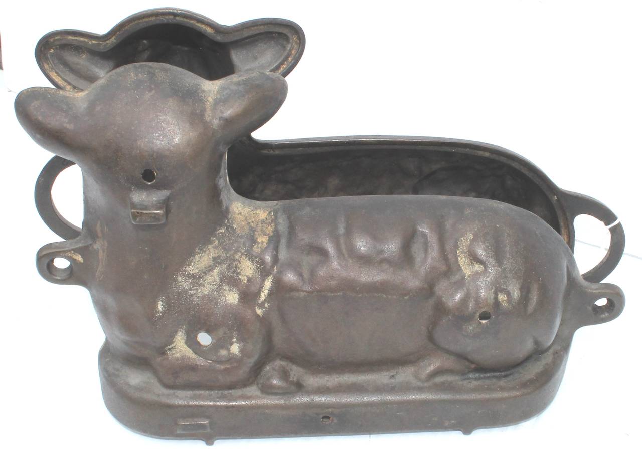 American Griswold Cast Iron Lamb Chocolate Mold
