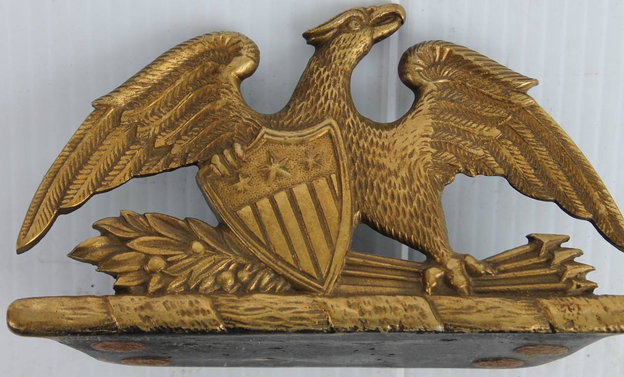 American Classical Brass Patriotic Eagle Bookends