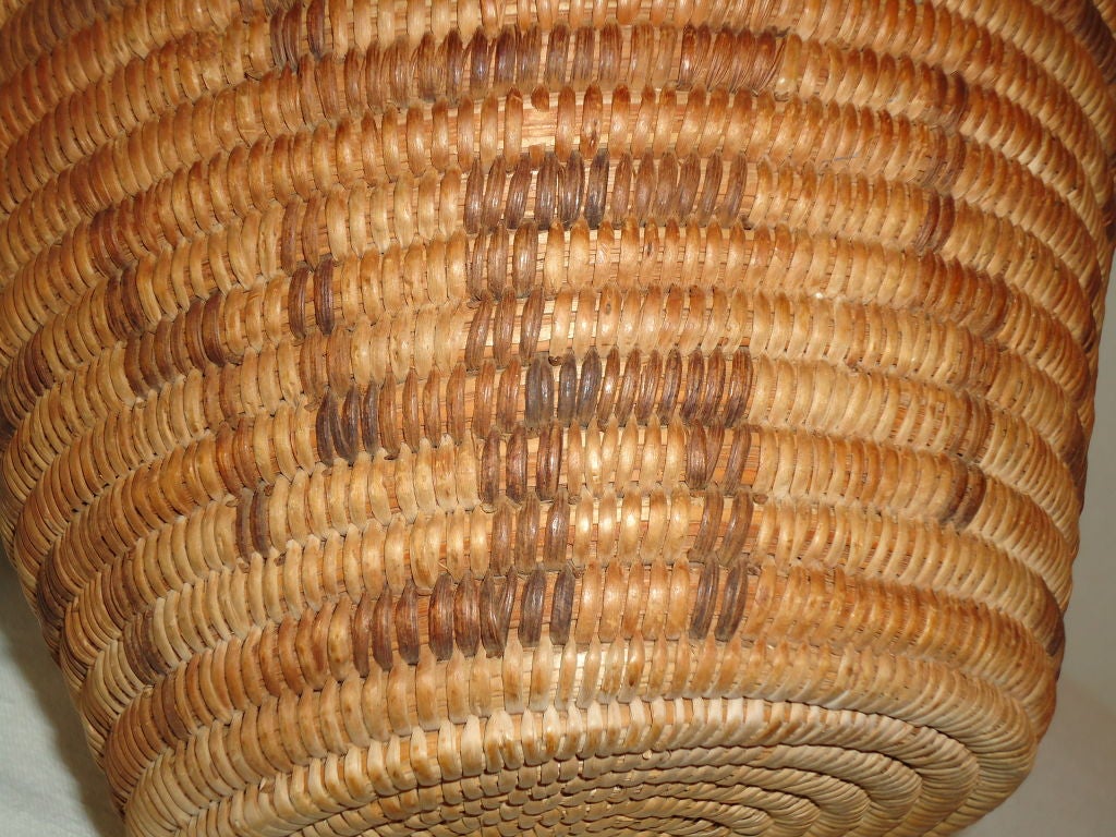19THC INDIAN BASKET W/ SYMBOLS OF PEACE at 1stDibs