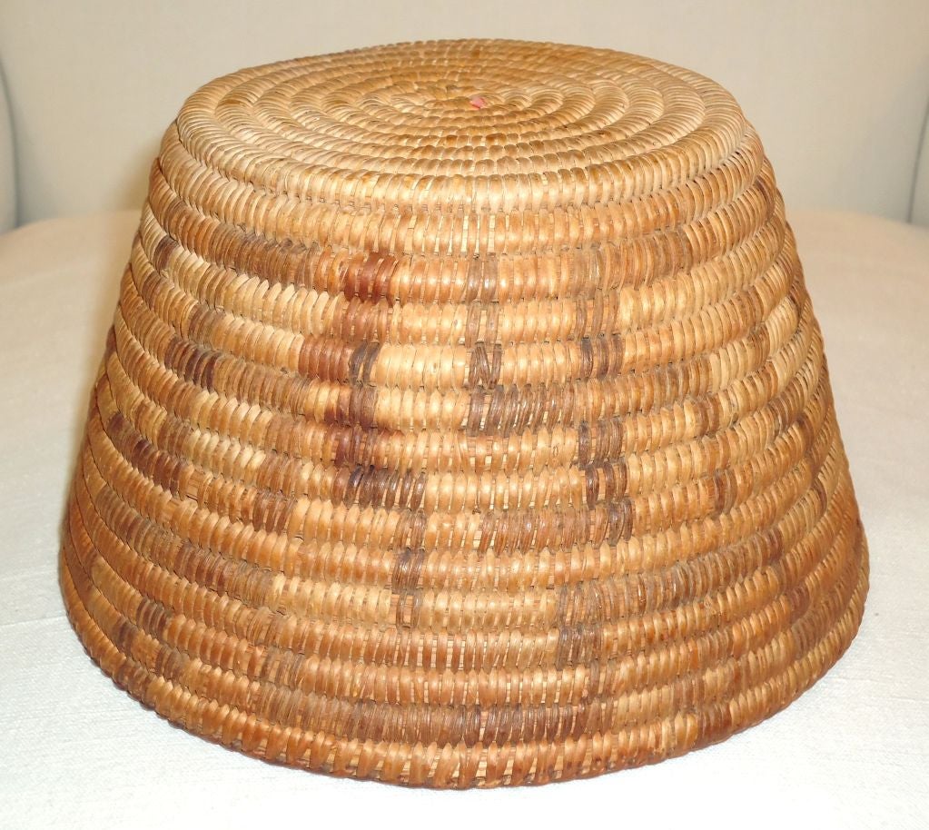 19THC INDIAN BASKET W/ SYMBOLS OF PEACE at 1stDibs