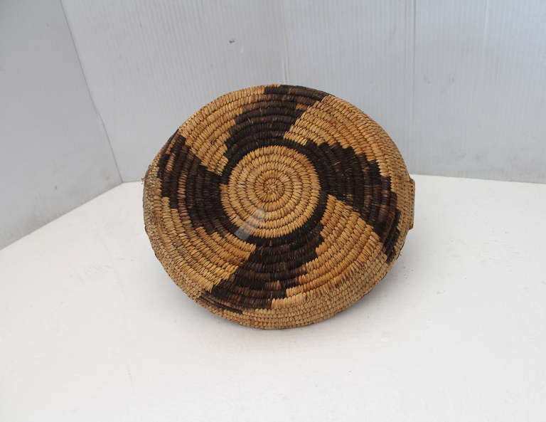 Early 20th Century Papago Indian Handled Basket 2
